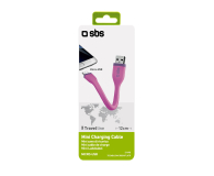 SBS Kabel USB-micro-USB Rózowy - 1436380 - zdjęcie 2